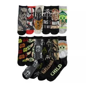Star Wars The Mandalorian Socks - 12 Pack
